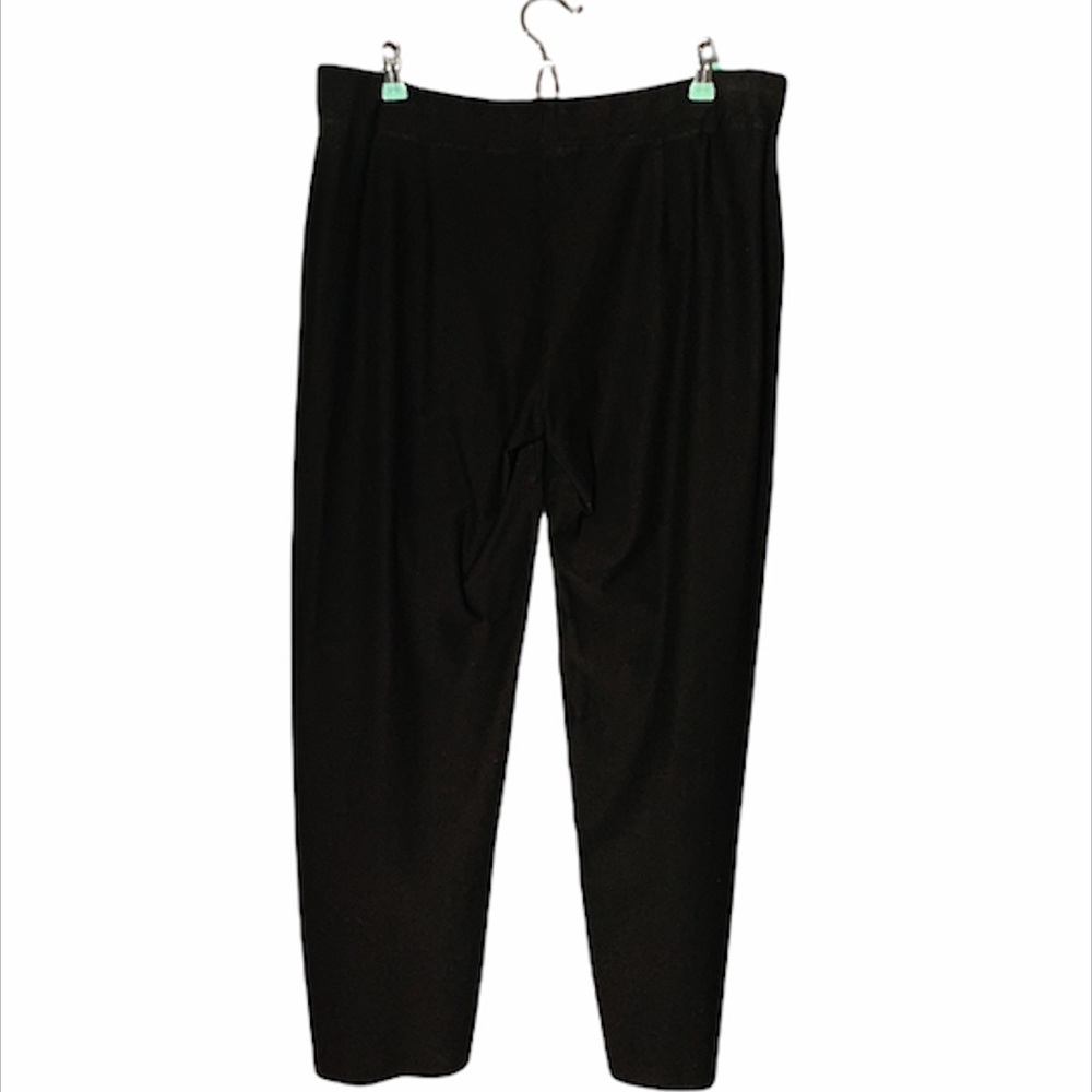 Eileen Fisher Comfy Black Pull on  Pants Size L‎
